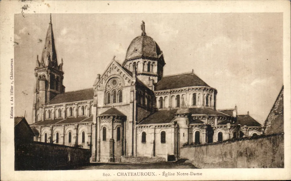 Châteauroux - Igreja Nossa Senhora — Edição Au Bélièr, n°802 - Frente