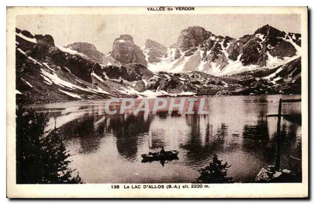 Lago de Allos — Vale do Verdon — B.A. n°136 - Frente