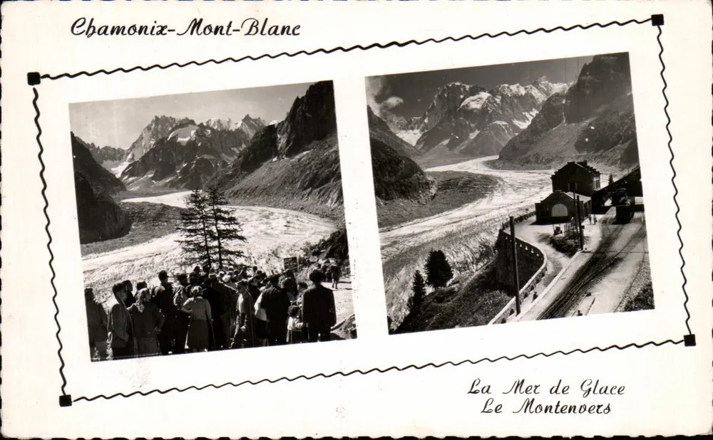 Chamonix-Mont-Blanc — Der See der Gletscher und Montenvers — Les Éditions Cellard, Lyon - Vorderseite