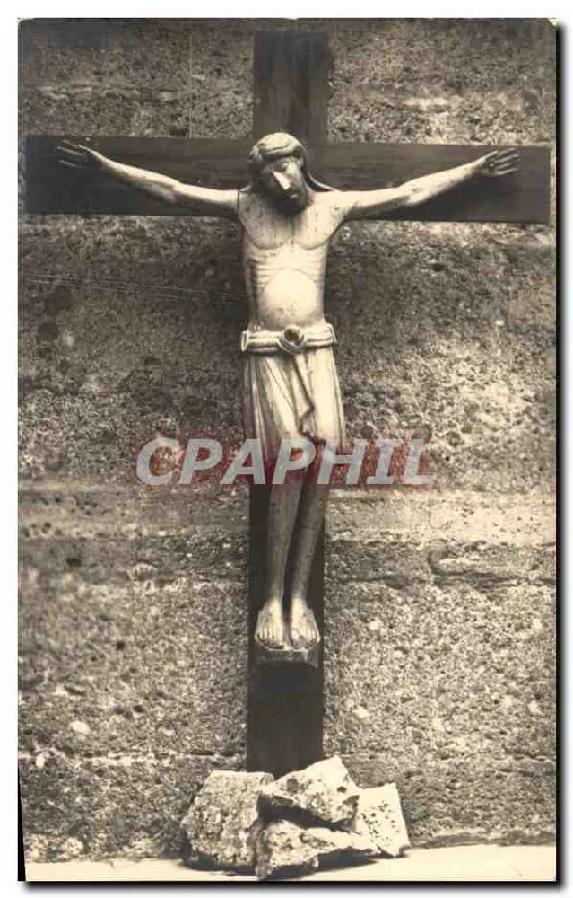 Crucifixion — Holzstatue - Vorderseite