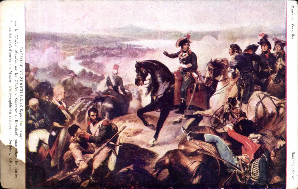 Schlacht bei Zürich — 25-26. September 1799 — Musée de Versailles - Vorderseite