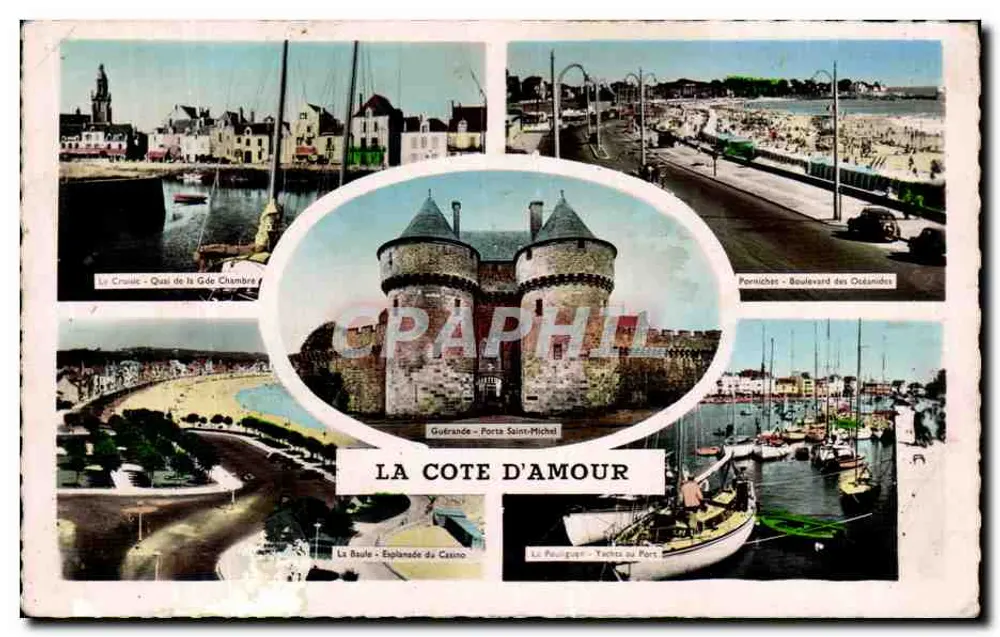 A Côte d'Amour — Guérande, Pornichet, La Baule — Éditions Caby - Frente