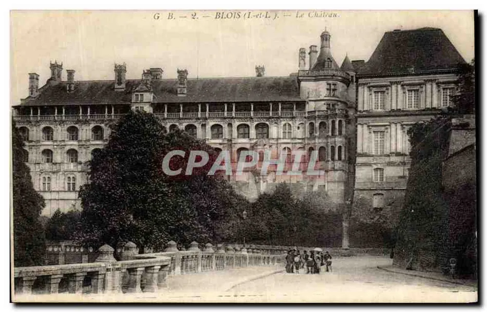 Blois (Loir-et-Cher) — Zamek — G. B. n°2 - Awers