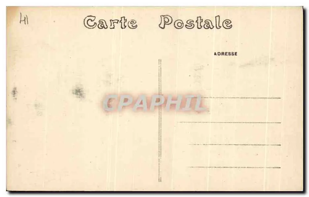 Blois — A Escada Monumental — A.G. 579 - Verso