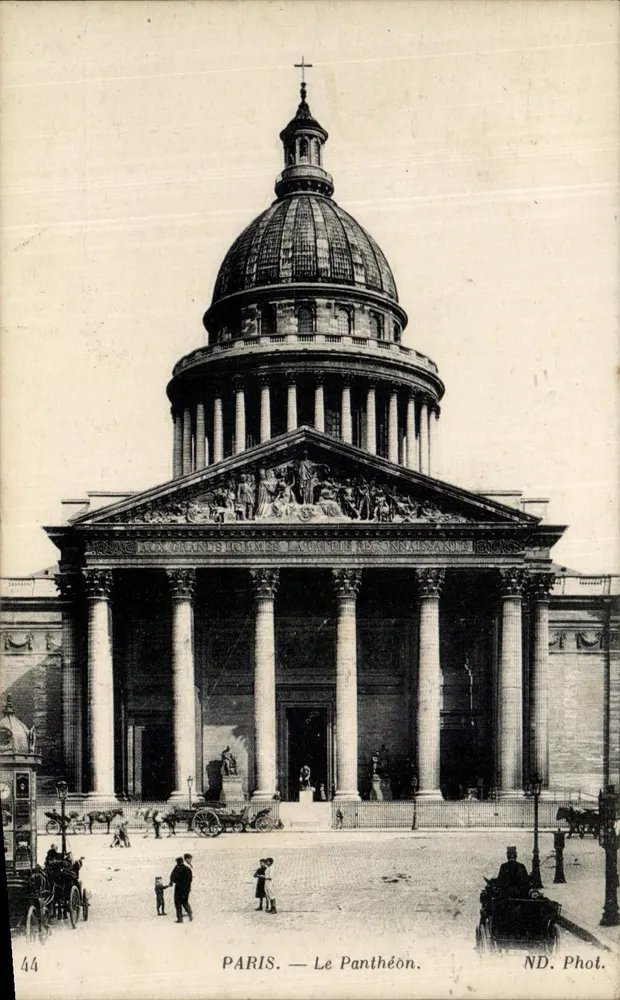 PARIS — O Panteão — ND. Fot. n°44 - Frente