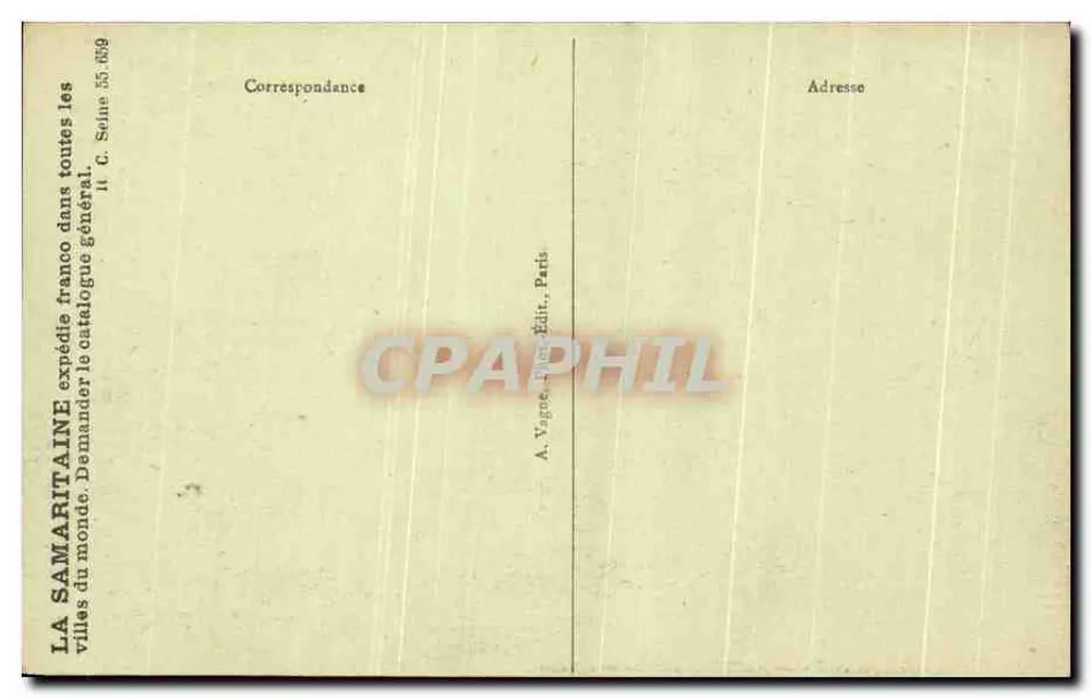 Palácio do Trocadéro — Paris — J.H. n°1216 - Verso