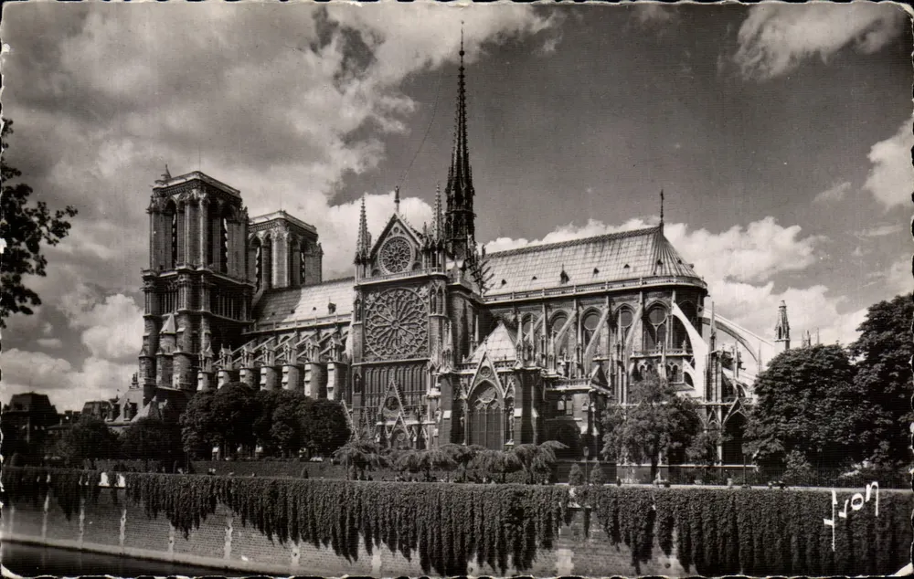 Notre-Dame de Paris — Ansicht des Erzbistums — Éditions d'Art Martel, Paris - Vorderseite