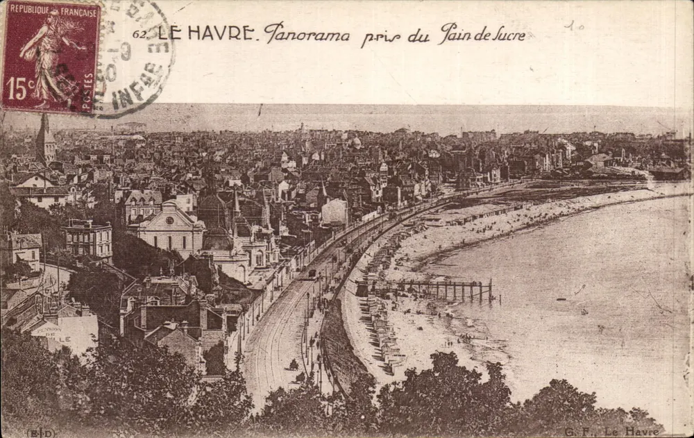 Le Havre — Panorama vom Pain de Sucre — G.T. Le Havre - Vorderseite