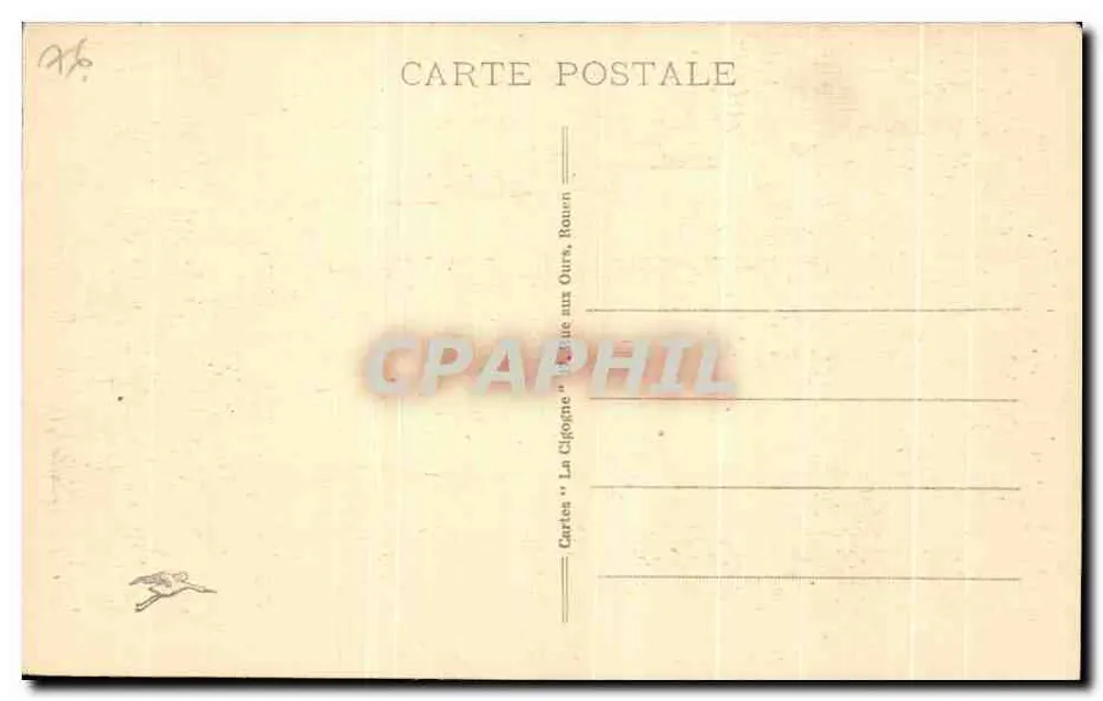 Rouen - Palácio de Justiça - Conjunto - Verso