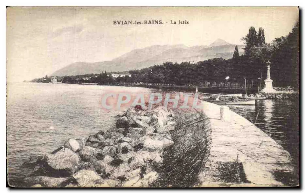 EVIAN-les-BAINS - A Ponte — Editor não identificado, número de série não visível - Frente