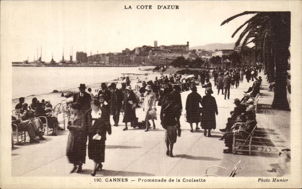 GANNES — Promenade de la Croisette — Foto Munier - Frente