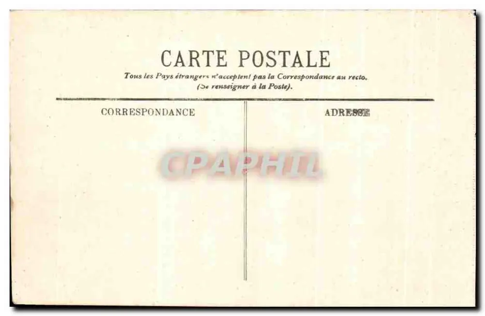 Rambouillet — Der Park — Die Muschelsammlung und die Brücke über den Fluss — LL. - Rückseite