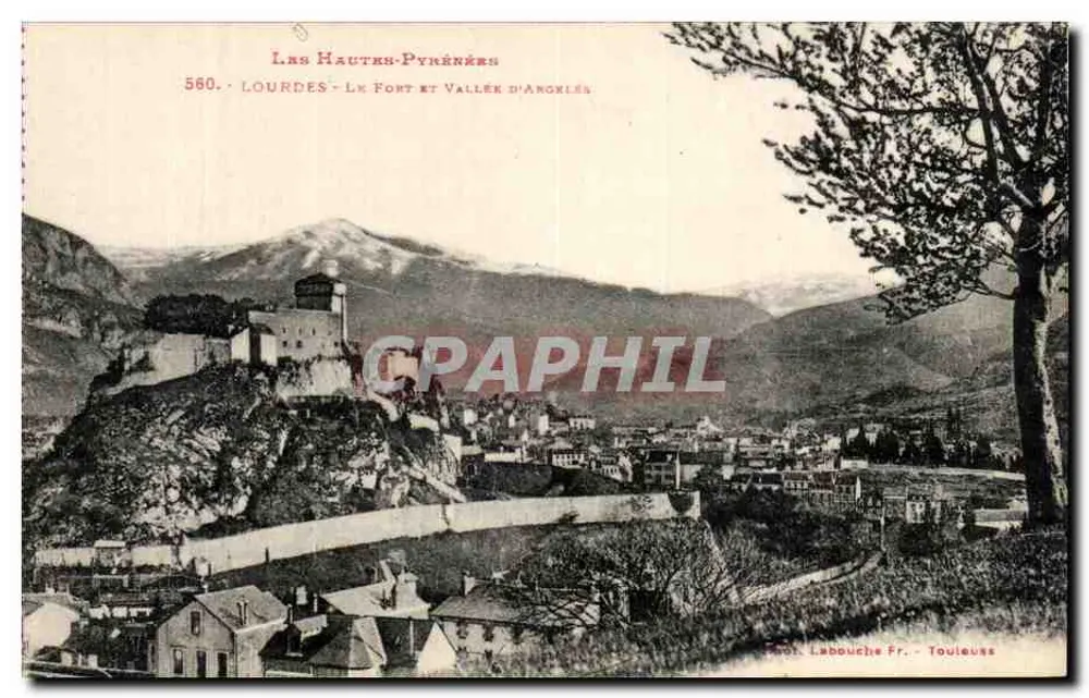 Lourdes - Der Fort und Tal von Anglès — Labouche Fr. - Toulouse - Vorderseite