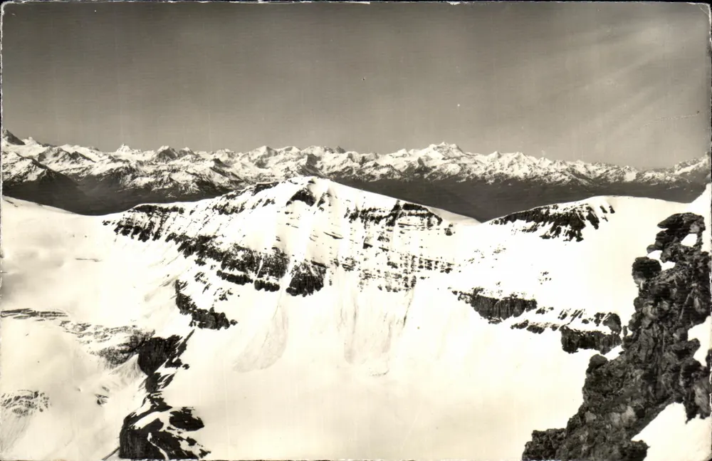 Dent des Bouquetins - Pigne d'Arolla - Grd. Combín — Wildstrubel, Pan. 4 — Photo Klapfenstein - Vorderseite