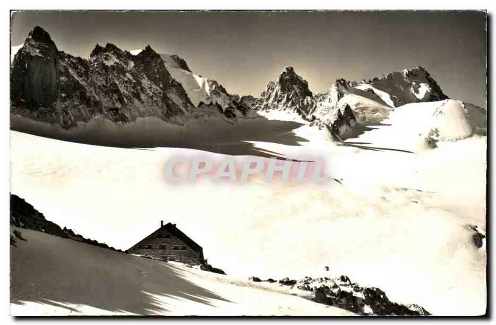 Cab. do Trient C.A.S. 3180 m — Alg. Dorées - Grède - Fourche - Chardonne — editor Phot. Klopfenstein - Fidelboden - Frente