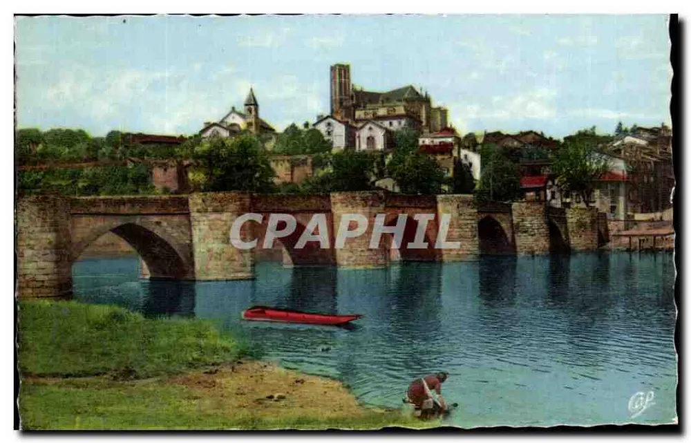 Limoges - Der Pont Saint-Étienne und die Kathedrale — C° des Arts Photomécaniques, n°172 - Vorderseite