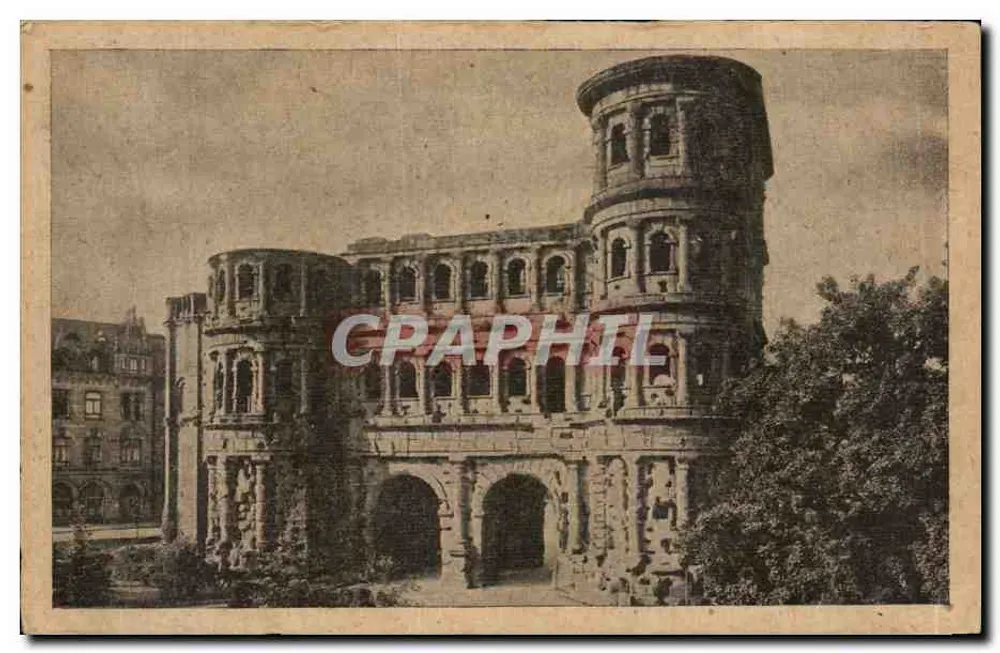 Trèves — la Porta Nigra — éditeur imprimeur non visible - Frente