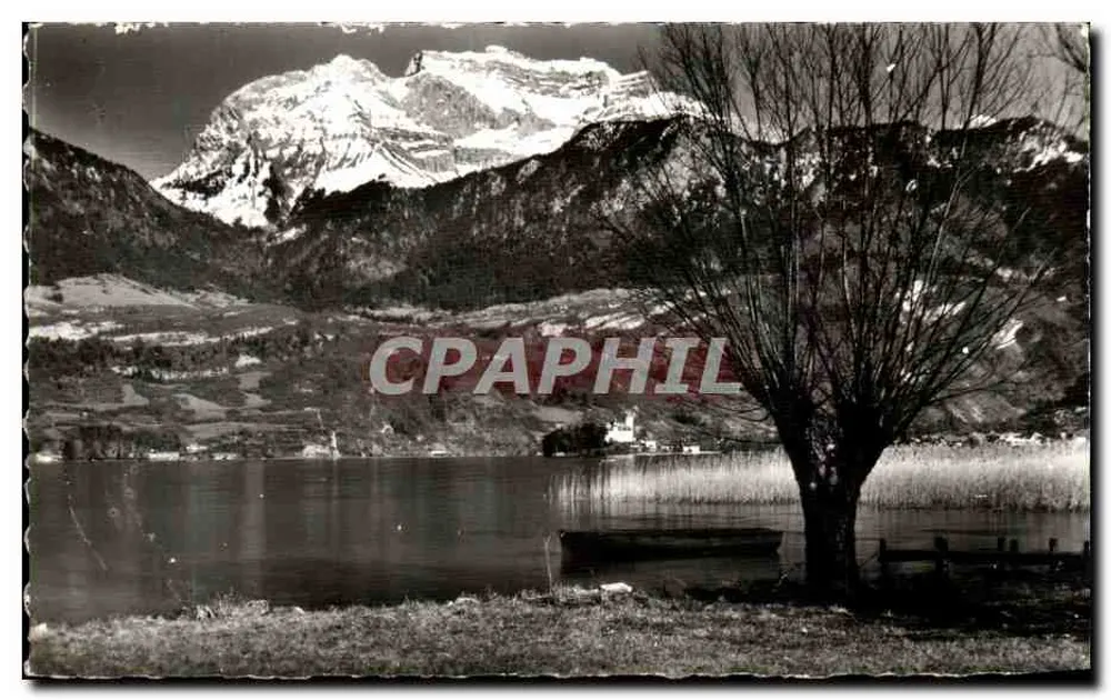 See Annecy — La Tournette und das Schloss Duingt — G. Rossignol - Vorderseite