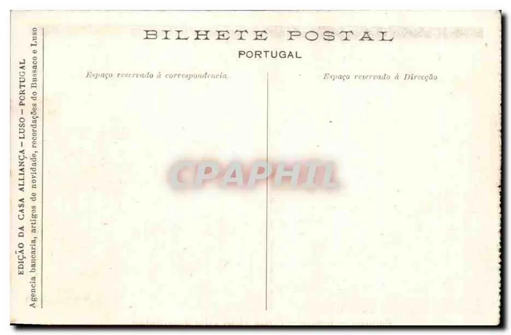 Portugal — Bussaco — Palace Hotel (Ein Apartment) - Rückseite