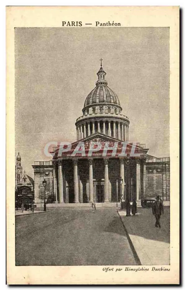 PARIS — Panthéon — Offerte par Hémoglobine Deschiens - Vorderseite