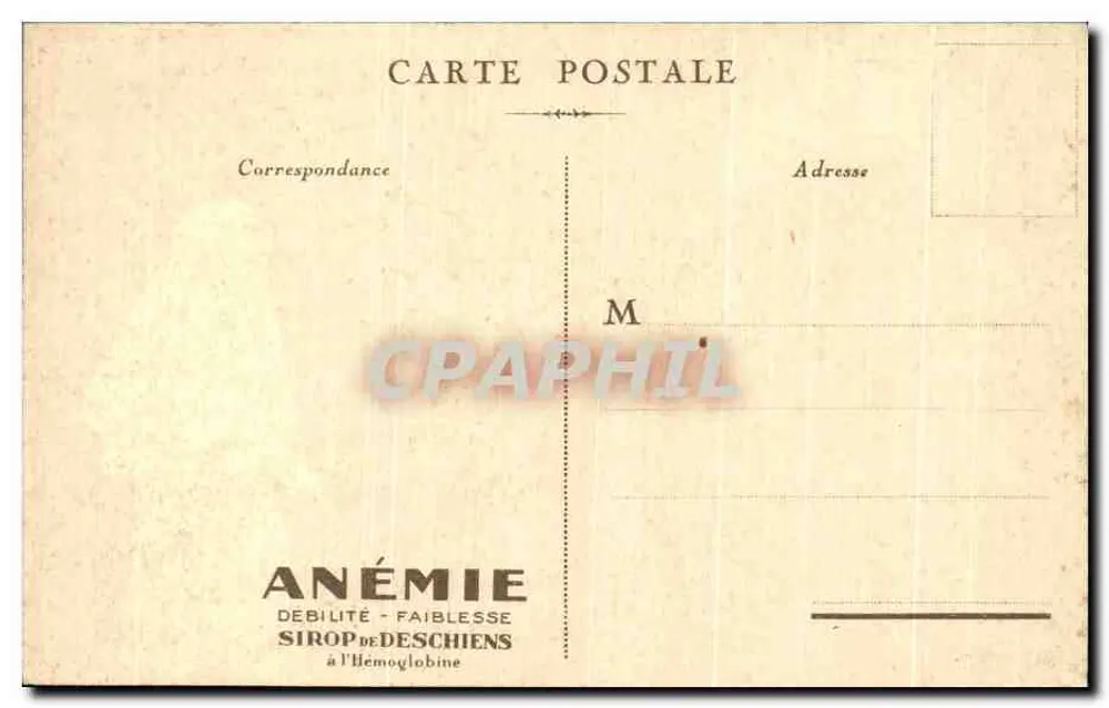 PARIS — Panthéon — Offerte par Hémoglobine Deschiens - Rückseite
