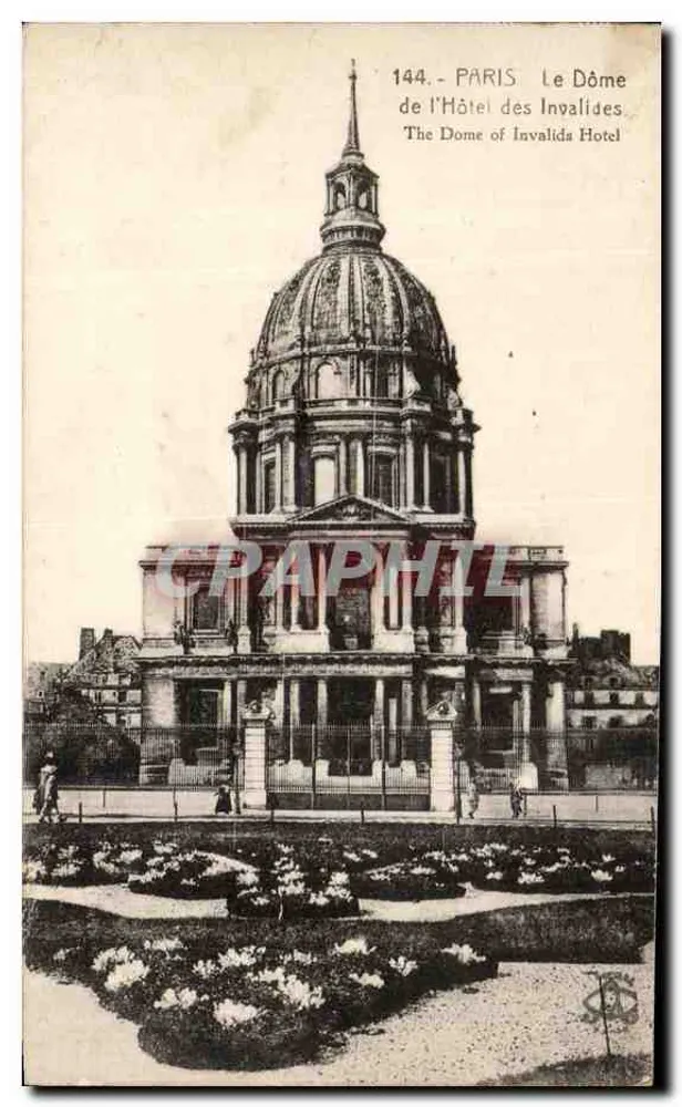 Paris - Le Dôme de l'Hôtel des Invalides — n°144 - Recto