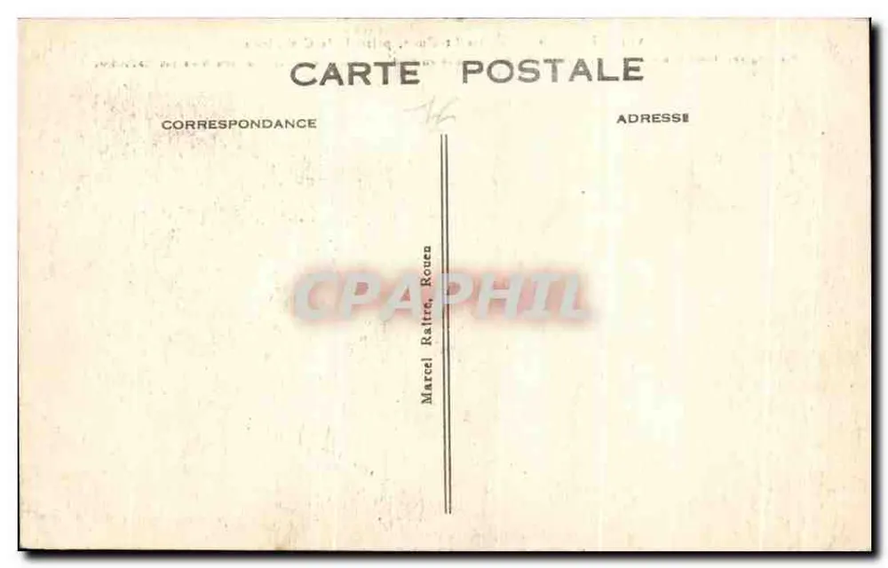 Rouen — Kirche St-Ouen, Ansicht der Kathedrale — unbekannter Verlag, Seriennummer 214 - Rückseite