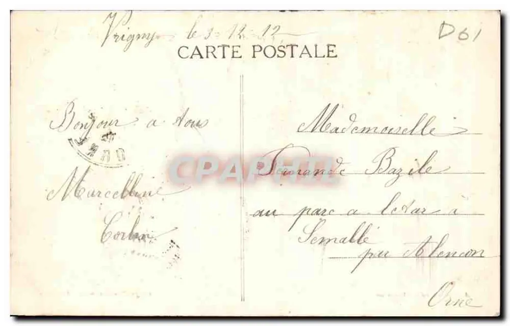 Argentan — Église Saint-Martin (XVIe siècle) — A. Lejeune, édit., Argentan - Verso
