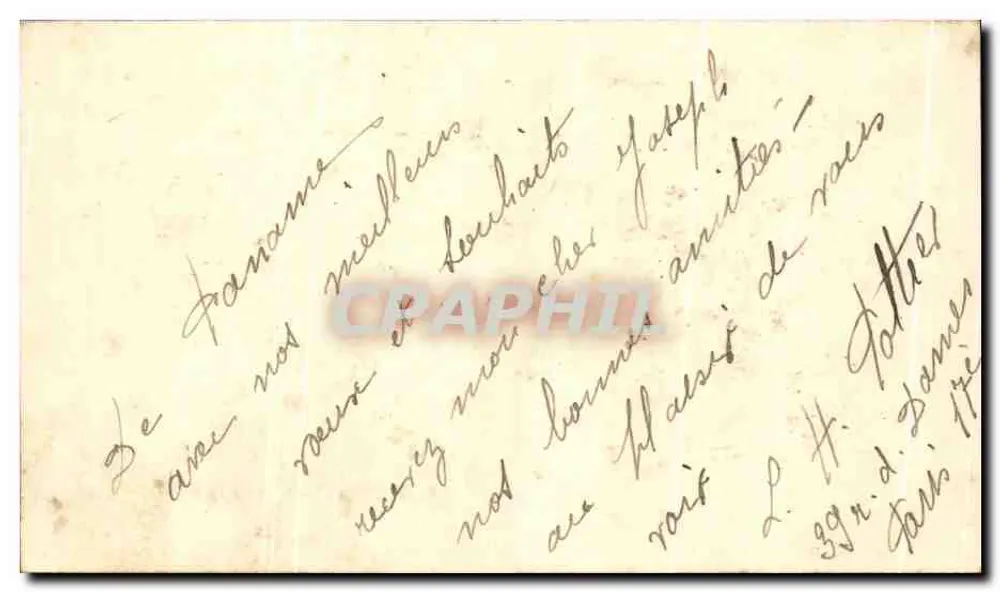 Rosen und Landschaft — Frohe Neujahr — Verlag J. B. G. & Cie, Nr. 127 - Rückseite