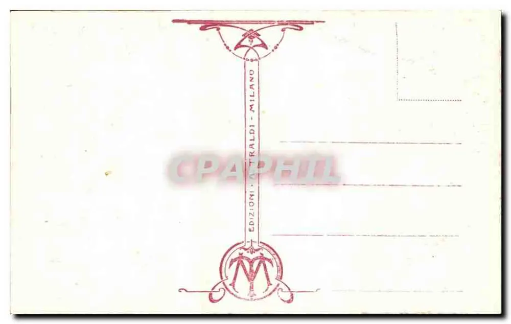 Milão (522) — Monumento a Vitt. Emanuele — Arco della Galleria - Verso