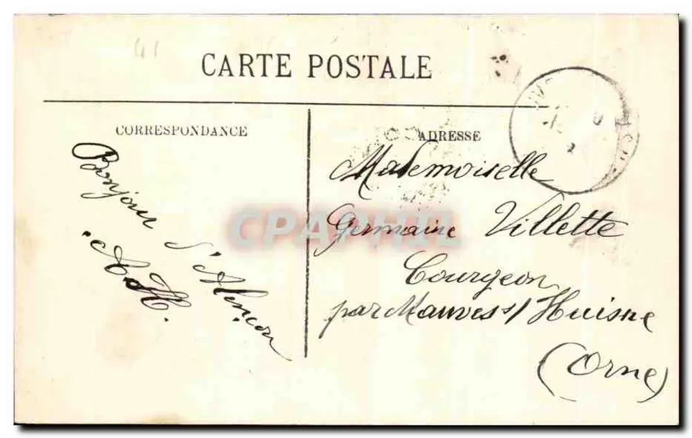 Alençon — A Igreja Nossa Senhora — LL - Verso