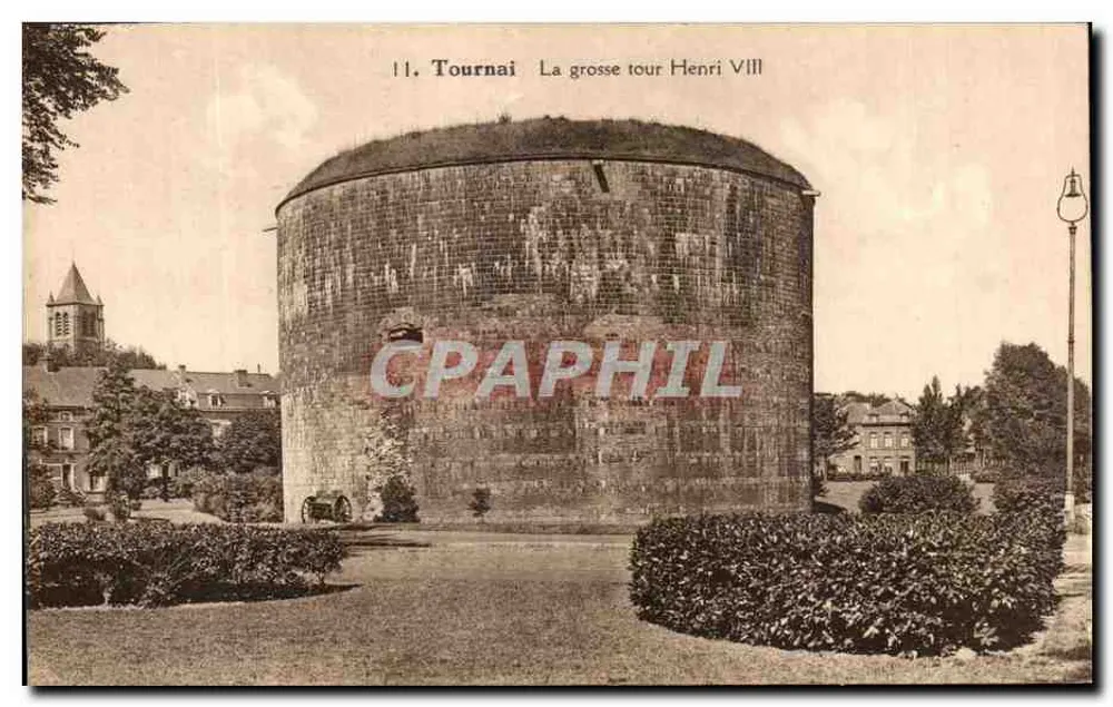 Tournai — Die Große Turm von Heinrich VIII — Belgische Ausgabe Brüssel - Vorderseite