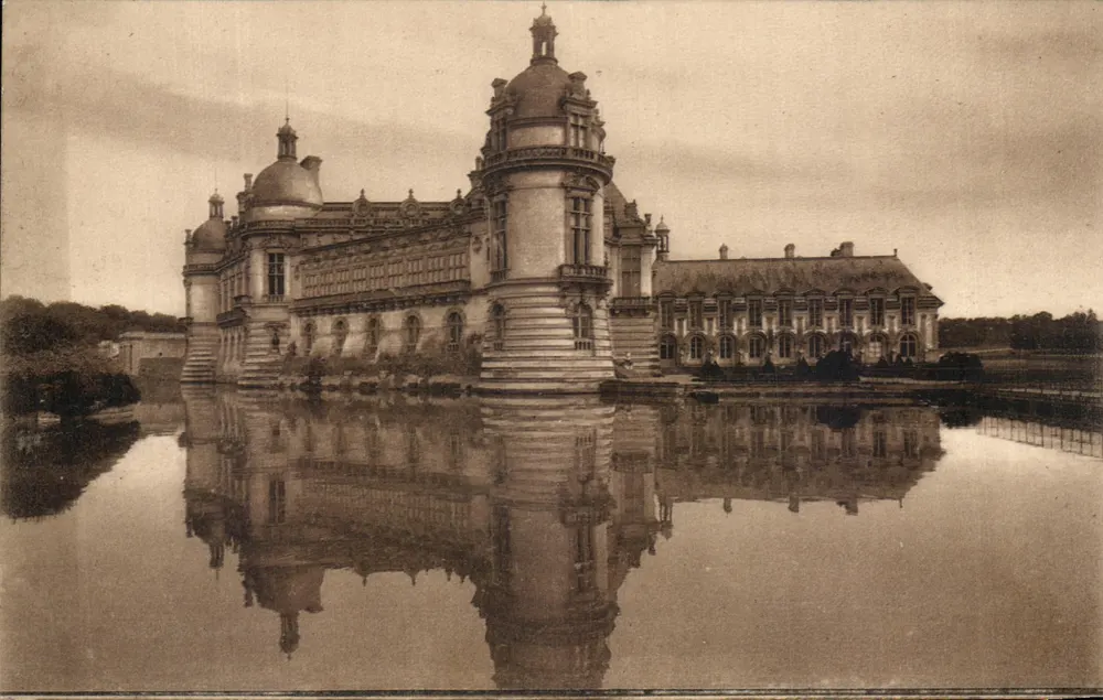 Chantilly — O Castelo — Noroeste — Carte Postale de Luxe n°133 - Frente