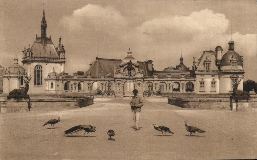 Chantilly — O Castelo — Carte Postale de Luxe n°108 - Frente