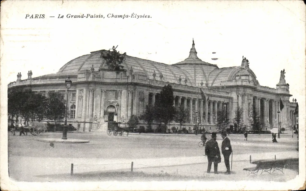 PARIS — Le Grand-Palais, Champs-Élysées. — Éditeur : Paris — n° de série non lisible. - Frente