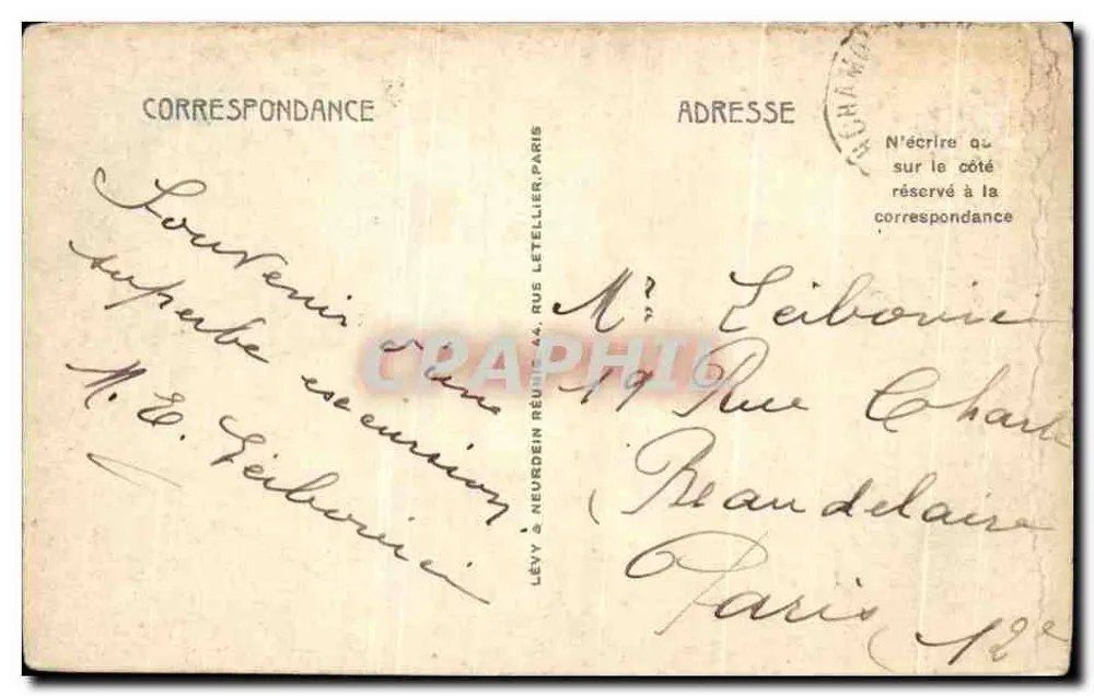 Chamonix — Le Lac de Gaillard et le Mont-Blanc — LL. n° 171 - Rückseite