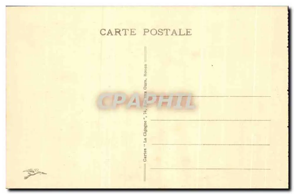 Rouen - Igreja de São Maclou — editor 'La Cigogne', n° 443 - Verso