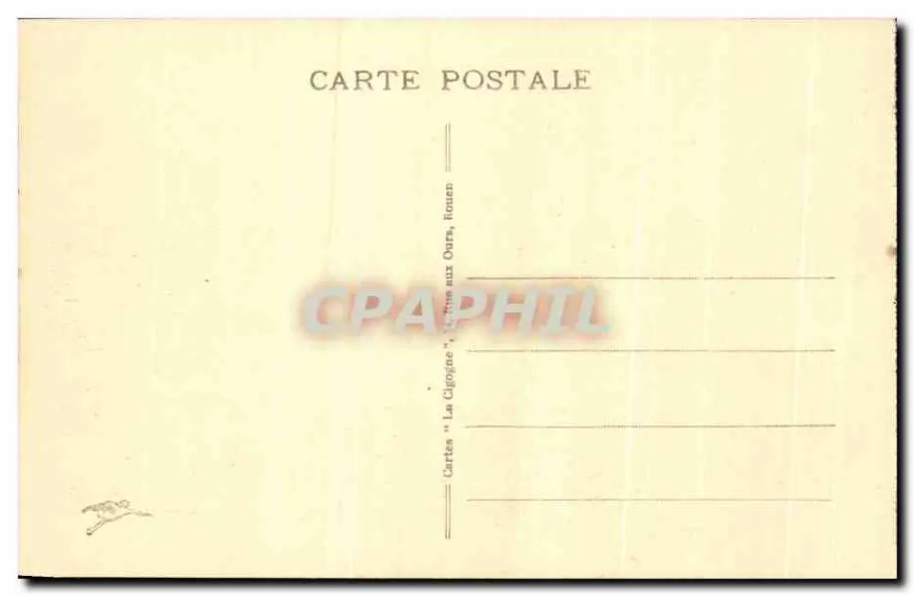 Rouen - Palácio de Justiça — editor 'La Cigogne', n° 274 - Verso