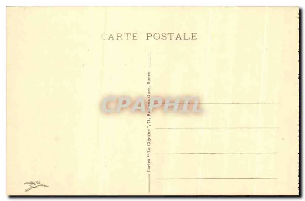 Rouen - Torre Jeanne-d'Arc — editor La Cigegne, n° 447 - Verso