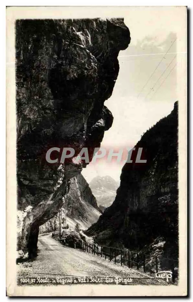Estrada de Gignes para Val d'Isère - As Gorges — CEP - Frente