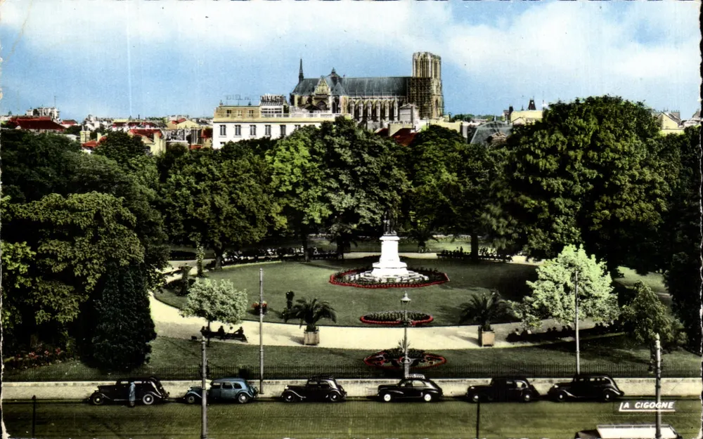 O square Colbert — Reims (Marne) — Éditions de Talibrand - Frente
