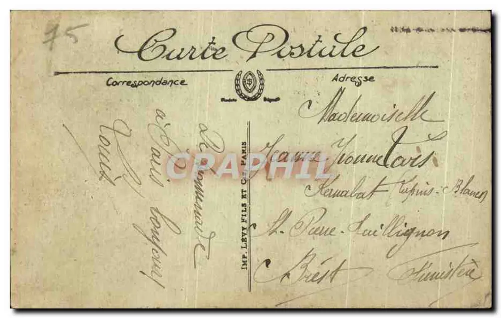 Paris — O Pont Alexandre III — L.L. — n°303 - Verso