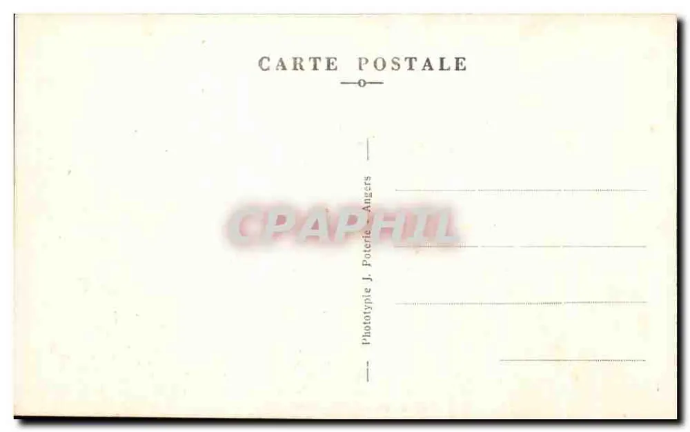 Angers — O Castelo — P.C. — n°45 - Verso
