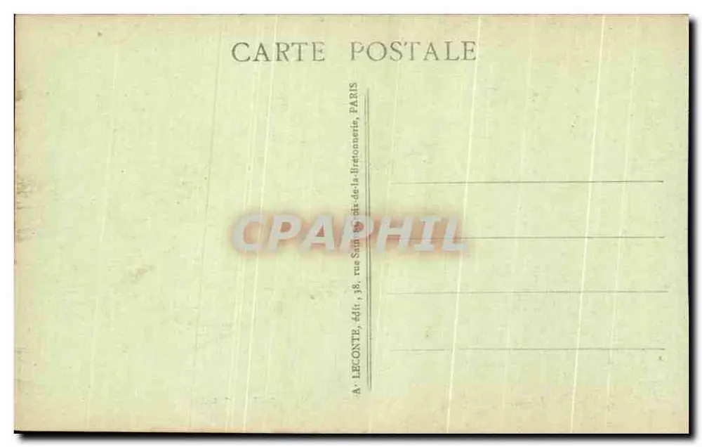 Versailles - O Parque - Os Banhos de Apolo — A. L. - Verso