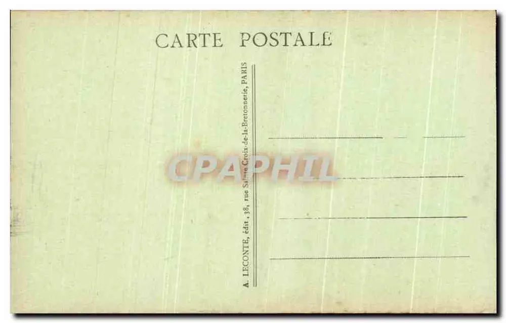 Versailles - Der Park - Der Bassin des Neptun und die Grandes Eaux - A. L. - Rückseite