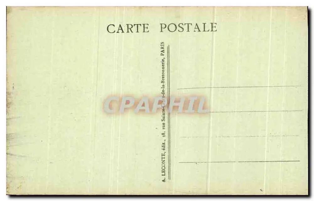 Versailles - Das Schloss des Grand Trianon - Der Peristyl und die Gärten - A. L. - Rückseite