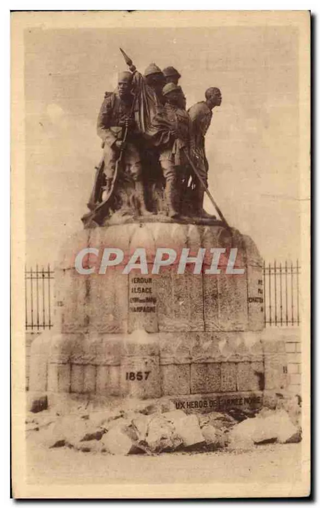 Denkmal für die Helden der Schwarzen Armee — Reims — Verlag: Moreau-Vauthier Statuaire - Vorderseite