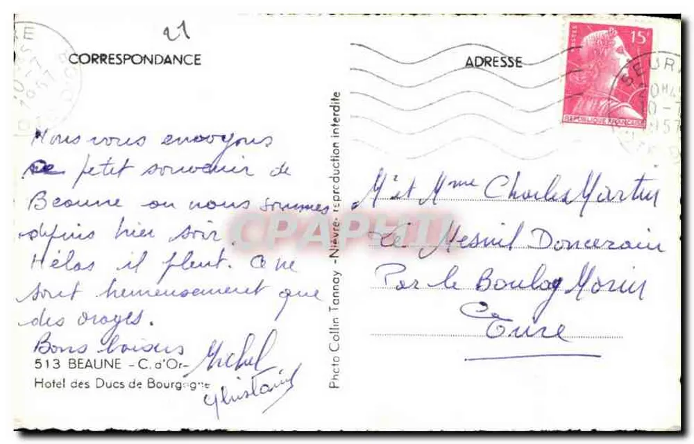 Hotel dos Ducs de Borgonha — Beaune — Foto Collin Tannay - Verso
