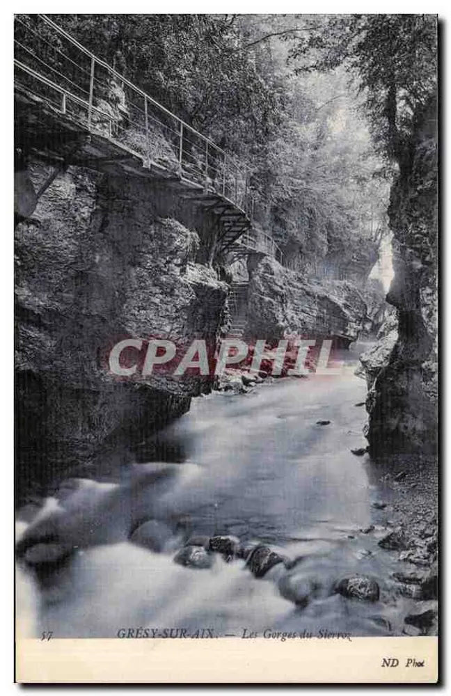 Grésy-sur-Aix — Las Gorges du Sierron — ND Phot - Anverso