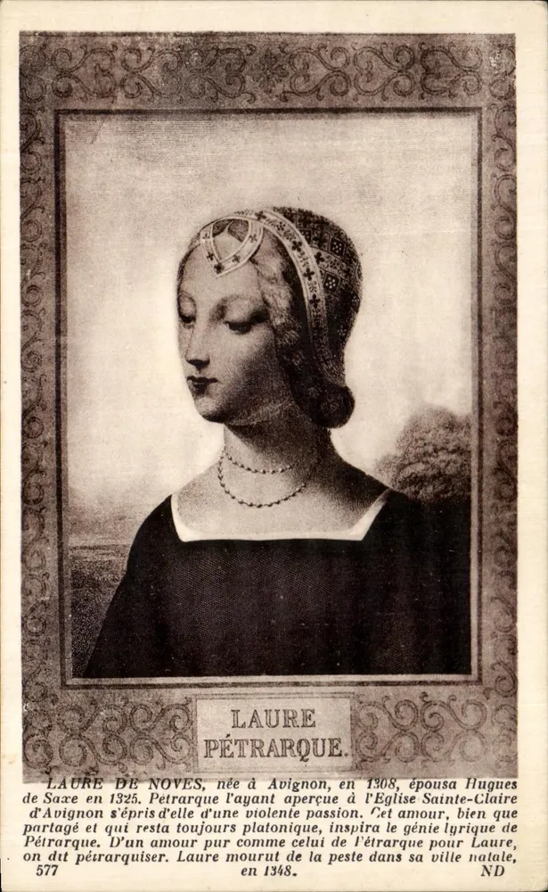 Laure de Noves — Laure Pétrarque — Éditeur Gaillien, n° 577 - Frente